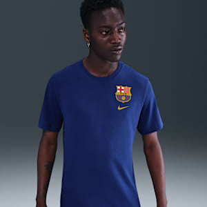 FC Barcelona Nike サッカーシャツ FC Barcelona Men's Nike Soccer T-Shirt. Nike.com